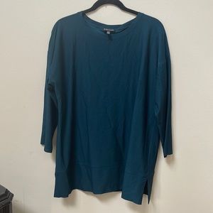 Eileen fisher teal top